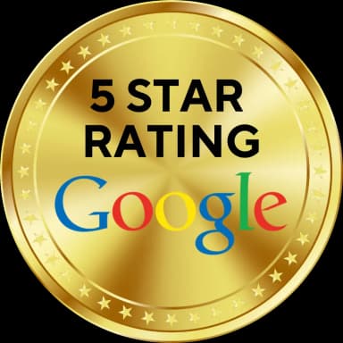 5-Star Google Rating badge