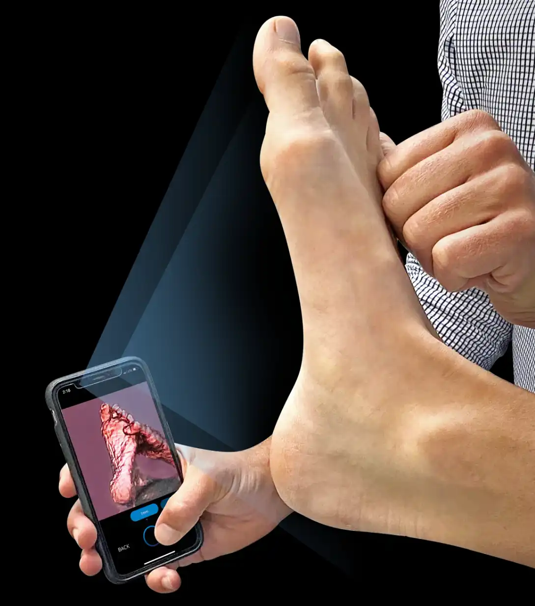 Foot ID scanning process